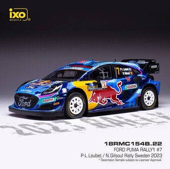 Modely Ford Puma Rally1 1:18 IXO - 11