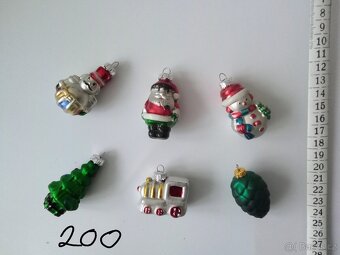 Staré vánoční ozdoby, baňky a jiné - 11