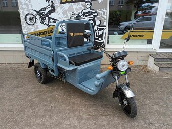 Elektrická pracovní tříkolka Cargo G1 1000W COC šedá - 11
