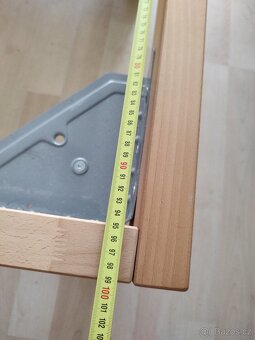 Postel masivní buková 200 x 90 cm + rošt Matraflex - 11