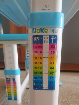 Dětský stolek, rostoucí stolek, polohovací - 11