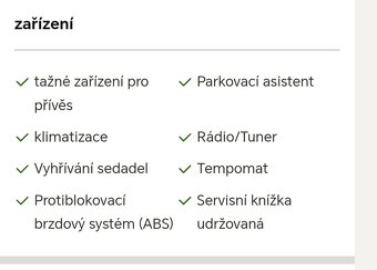 Octavia III combi 1.4 TSI multifunkce tažné výhřev sedacek - 11
