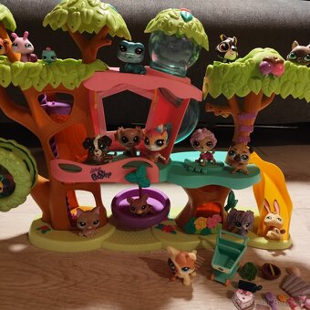 LPS stromový domeček spoustu zvířátek a doplňky - 11