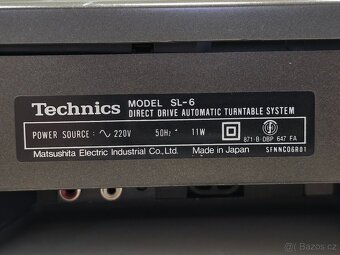 Technics SL-6 – vintage gramofon s tangenciálním ramenem - 11