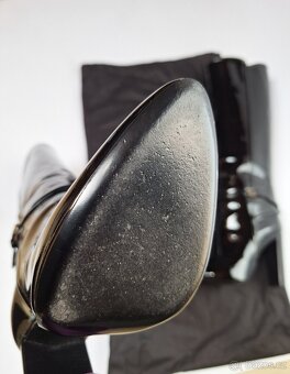 Saint Laurent lakované kozačky 37 - 11
