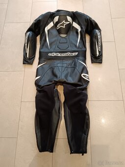 Alpinestars Motegi-Pánská kožená moto kombinéza, jednodílná - 11