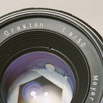 Objektiv Meyer Optik Görlitz Oreston 50 mm f/1,8 pro M42 - 11