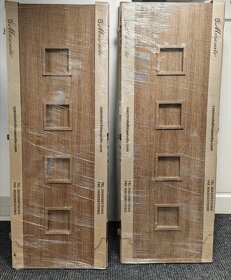 Interiérové dveře 2ks MASONITE 70/ plné s čtvercovým vzorem - 11