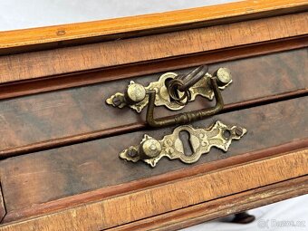 Krásná velice stará šperkovnice Empír - 11