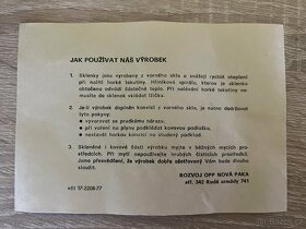 Retro čajova souprava, nova - 11