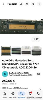 MERCEDES-BENZ AUDIO 30 APS NAVI CD MP3 AUTORADIO - 11