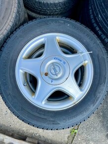 Alu kola 4x100 15 pneu 195/65 R15 sada 4ks Opel - 11