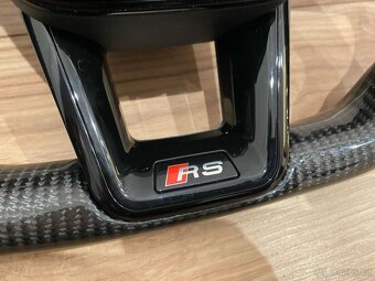 AUDI VOLANT KARBONOVY s AIRBAGOM A6 A7 C8 Q8 S8 SQ8 E-TRON - 11
