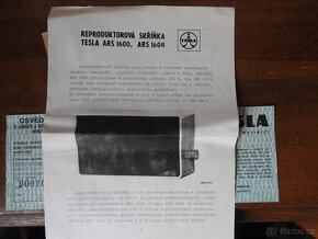 Reproduktorová skříňka Tesla ARS 160 Tesla Valšské Meziříčí - 11