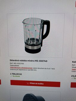 Mixer tefal ULTRABLEND COOK BL962B38 na opravu/díly - 11