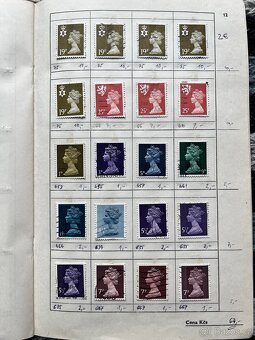 Známky Anglie 1900+, 380 známek - 11