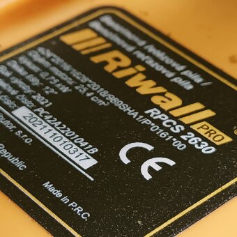 RIWALL PRO Řetězová pila benzínová RPCS 263 - 11
