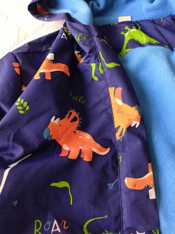 Dětská nepromokavá DINO bunda, vel.128/134 - 11