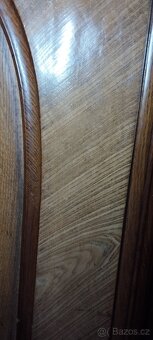 Jednodveřová skříň dýhovaná ořechem, třešeň 2ks - 11