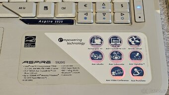 Prodám Acer Aspire 5920G (NOVÁ BATERIE 2026 a další) - 11