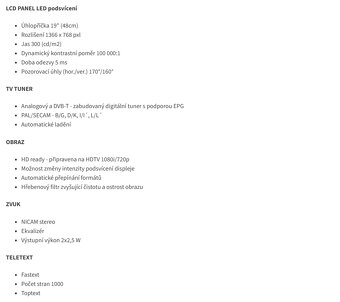 monitor/televize Hyundai LLF 22924 DVDR, LED - 11