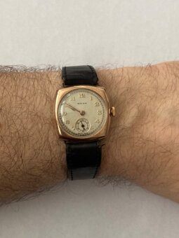 Rolex Oyster 9k zlaté hodinky - 11
