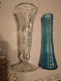 váza z liatinového skla a krištálové - 11