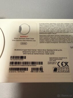 Prodám Apple Watch Series 7 – 45 mm – Stainless Steel - 11