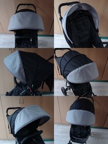 Sluneční clona s výztuhou - prodloužení stříšky - 11