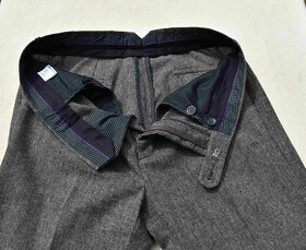 Kalhoty béžové nové Brax,hnědé Taylor wright vel.M-L - 11