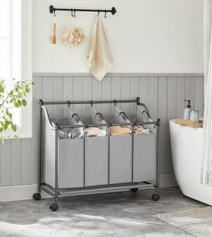 Nový mobilní koš na prádlo nebo hračky - 11