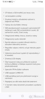 Roland  fr-4x ,elektronický akordeon - 11