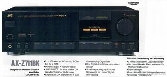 Zesilovač JVC AX-Z711, vestavěný převodník, MM/MC, DIGIFINE - 11