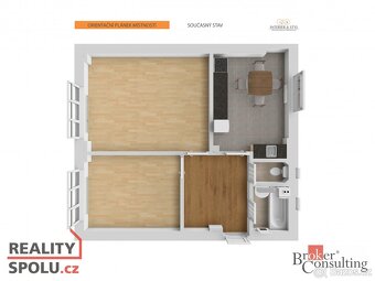 Prodej, byty/2+1, 56 m2, Ve Smečkách 585/2, 11000 Praha, Hla - 11