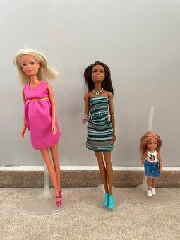 Dreveny dum pro panenky Barbie bohatá výbava, osvětlení - 11