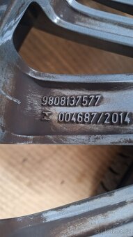Alu kola Peugeot 16" 4x108 letní pneu 195/55 R16 5mm 208 - 11