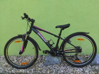 Značkové dětské kolo SPECIALIZED 24" (černá/fialová) - 11
