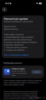 iPhone 15 Pro 128 GB bílý titan v záruční době - 11