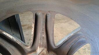 ALU KOLA R17 MERCEDES, LETNÍ PNEU TOP STAV - 11