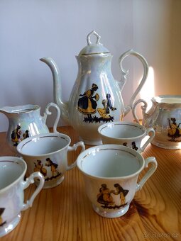 Perleťový porcelánový servis - 11