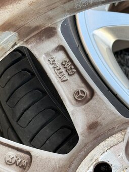 Originál Mercedes R17 alu kola s TPMS + letní pneu – 5x112 - 11