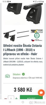 Hakr skoda Octavia I +Nosiče Kol Za Vše 1500kč - 11