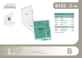 Exklusivní byt v industriálním stylu 2+kk, 62,4m2, zahrada 8 - 11