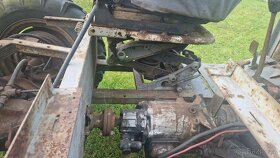 Malotraktor domácí výroby - motor Škoda spartak - 11