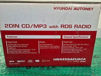 Nové originál autorádio 2din s CD/MP3 , USB Kia Picanto - 11