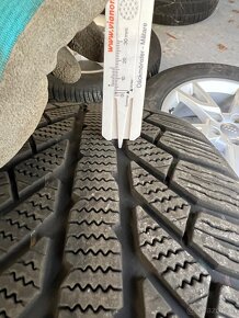 Alu sada Audi Vw 5x112 + zimni 215/60/17 - 11
