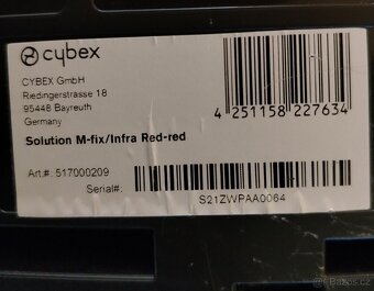 Autosedačka Cybex Solution M-Fix - 11