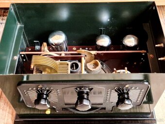 Starožitné rádio Telefunken 32A, (T32A), 1930-1932, Německo - 11