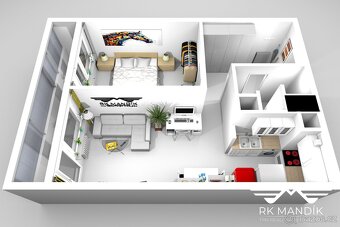 Pronájem bytu 2+kk, 40 m2 - Praha - Prosek, ev.č. 690 - 11