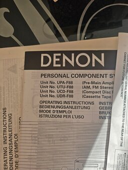 Denon F88 HiFi sestava s reproduktory - 11